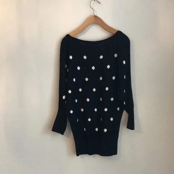 WHBM Polka Dot Sweater - Picture 2 of 4